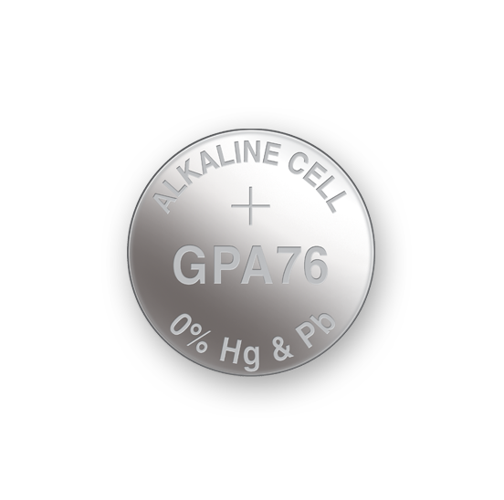 C10 Coin Cells Alkaline Batteries Card 1 GP Batteries GPA76 